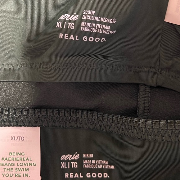 Aerie Forest Green Ribbed Bikini Set - Picture 3 of 4